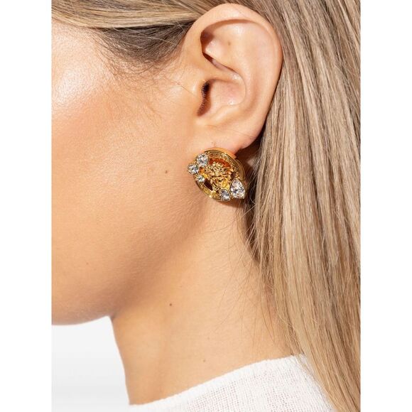 Versace Gold Earrings Women - Picture 2 of 4